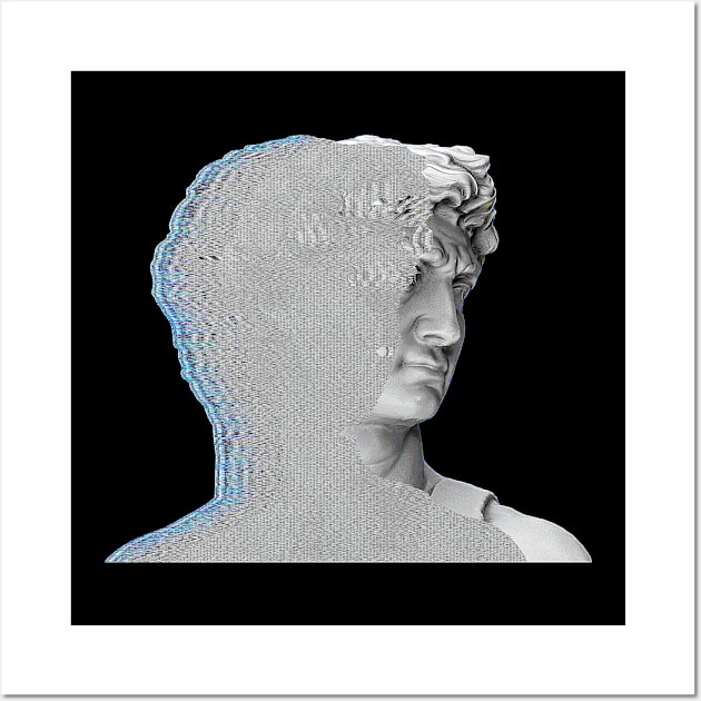 ∆∆∆ Aesthetic Statue Of David Glitch Design ∆∆∆ Wall Art by CultOfRomance